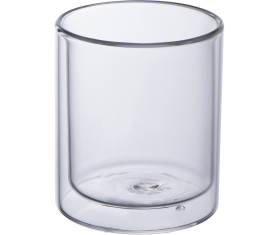 Pahar din sticlă cu perete dublu, 200 ml