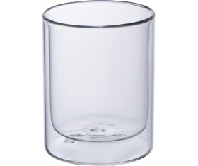 Pahar din sticlă cu perete dublu, 330 ml
