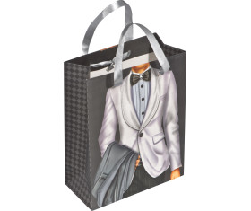 Gift bag man/woman with a crystal