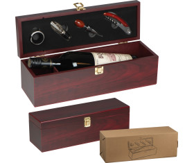 Coffret pour 1 bouteille de vin